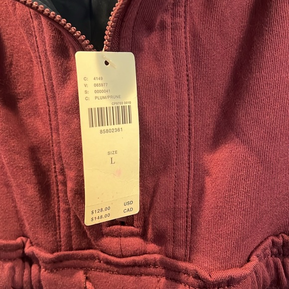 DAILY PRACTICE BY ANTHROPOLOGIE COLORBLOCK UTILITY JUMPSUIT, NWT SIZE LARGE - Picture 7 of 8